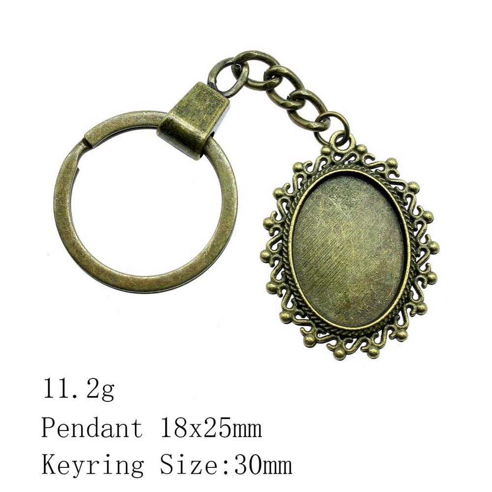 Брелки для ключей на выпускной Пара Сердце Эллиптический стеклянный кабошон База Подставка Брелки Дешевые Милые Вещи Брелок в виде самолета