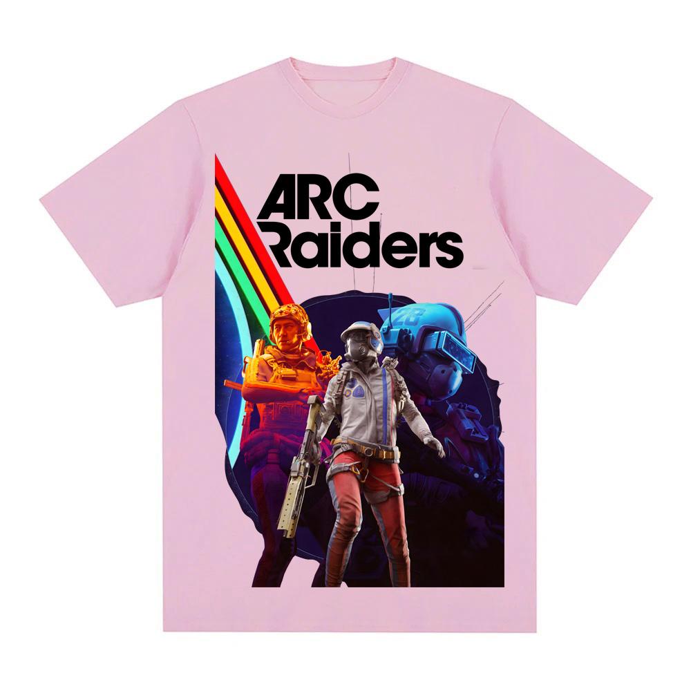 Игровая футболка ARC Raiders 2025 Новая Высококачественная Игровая Графическая Печать Футболка 100% Хлопок Удобная Круглая Шея Мягкие Футболки