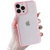 Etui Ochronne Obudowa Alogy Hybrid Candy Case Do Apple Iphone 13 Pro Różowo-Przezroczyste