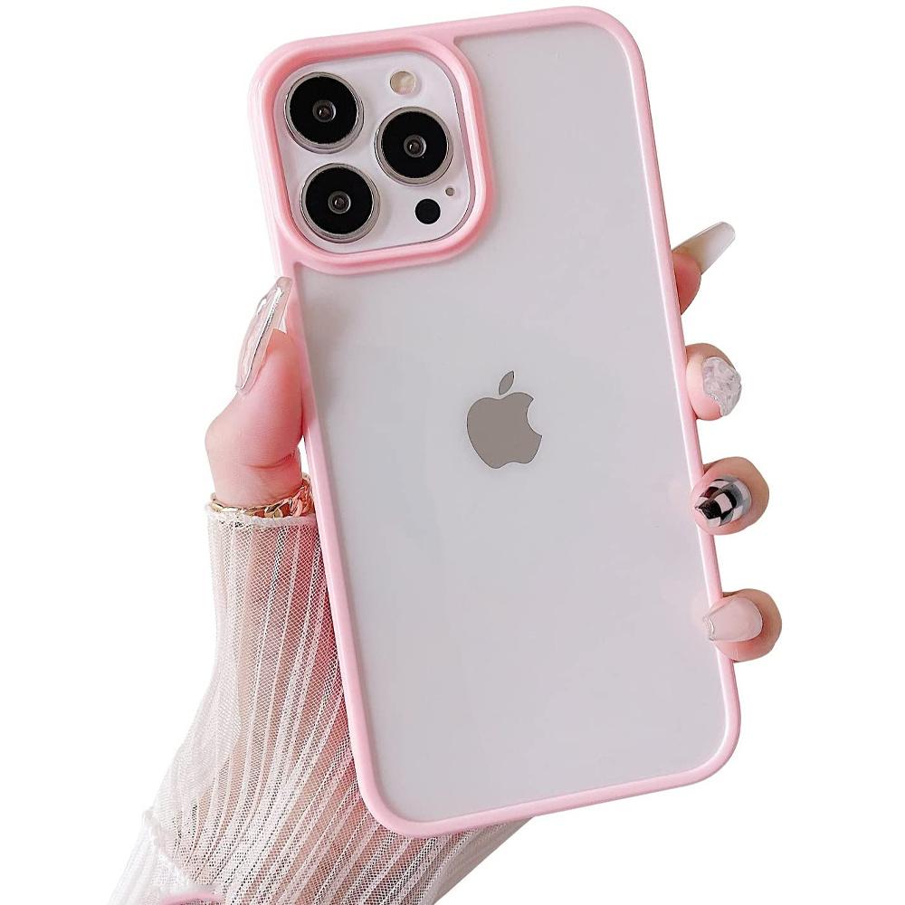 Etui Ochronne Obudowa Alogy Hybrid Candy Case Do Apple Iphone 13 Pro Różowo-Przezroczyste