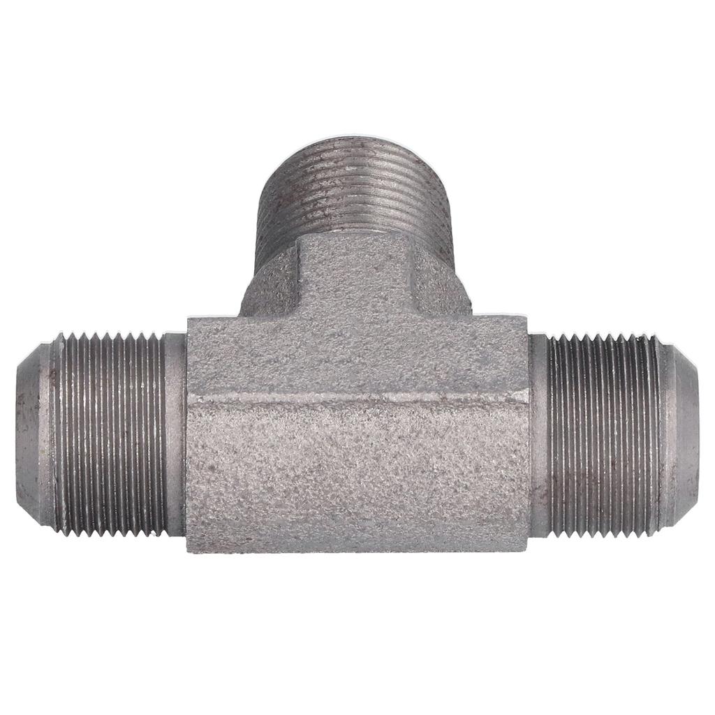 Прямой тройник из ковкого чугуна Прочный Тщательно отполированный Компрессионный фитинг-тройник для труб для воздушного насоса Воздух