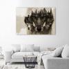 Canvas Print, Wolf Abstract