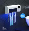 Wall Mounted Smart UV Light Toothpaste Dispenser Toothbrush Sterilizer Toothpaste Squeezer Holder