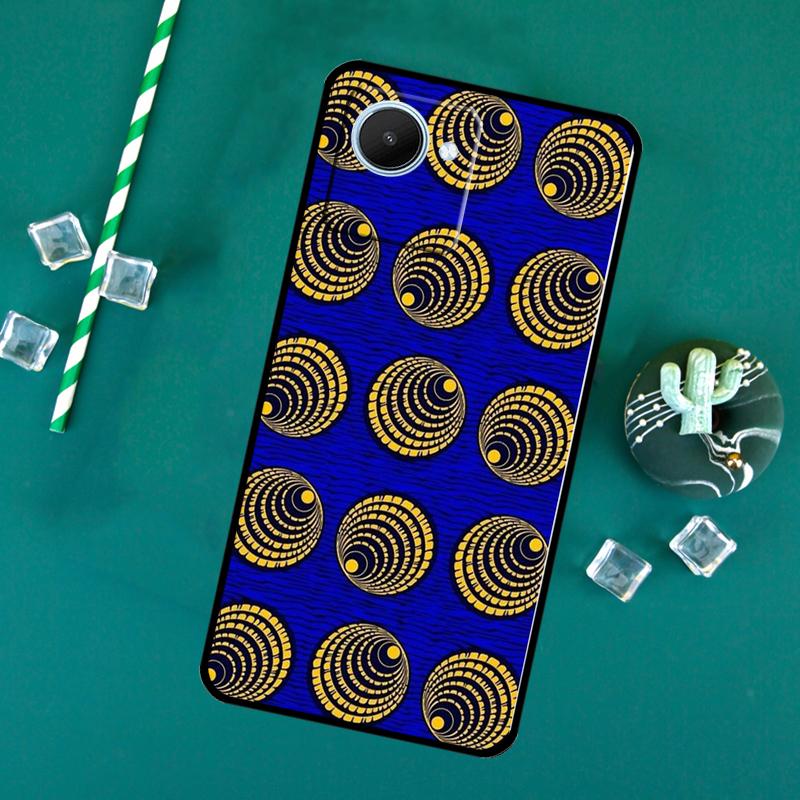 Дизайн африканской восковой печати Для Realme C71 C75 C55 C53 C67 C61 C33 C63 C51 10 11 12 13 14 Pro Plus C65 GT7 15 Pro Чехол