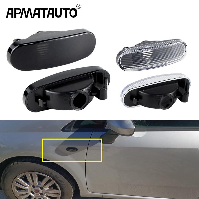Side Marker Turn Signal Light Housing Cover Lens For Peugeot Bipper Citroen Nemo 2008-2019 Lancia Musa 2005-2012 Car Accessories