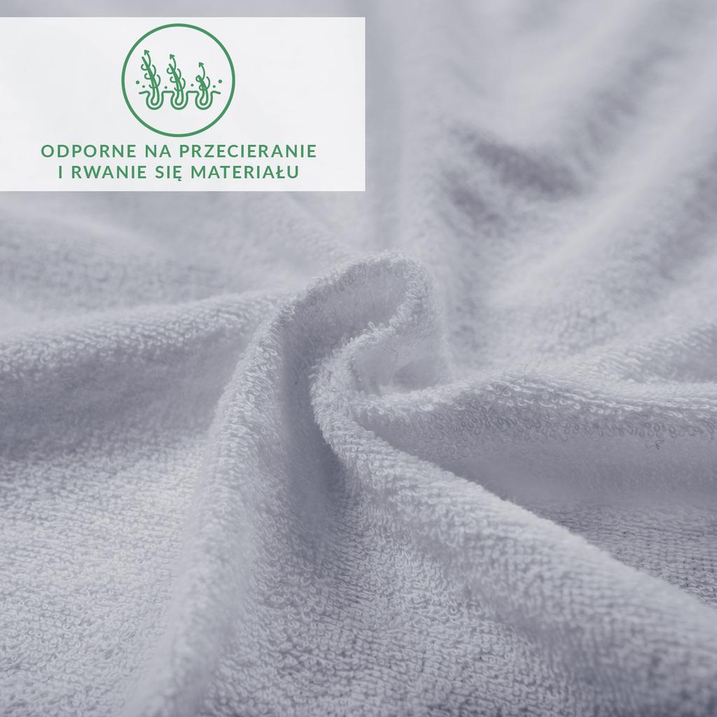 Cotton fitted sheet 60x120 FROTA for a cot, light gray