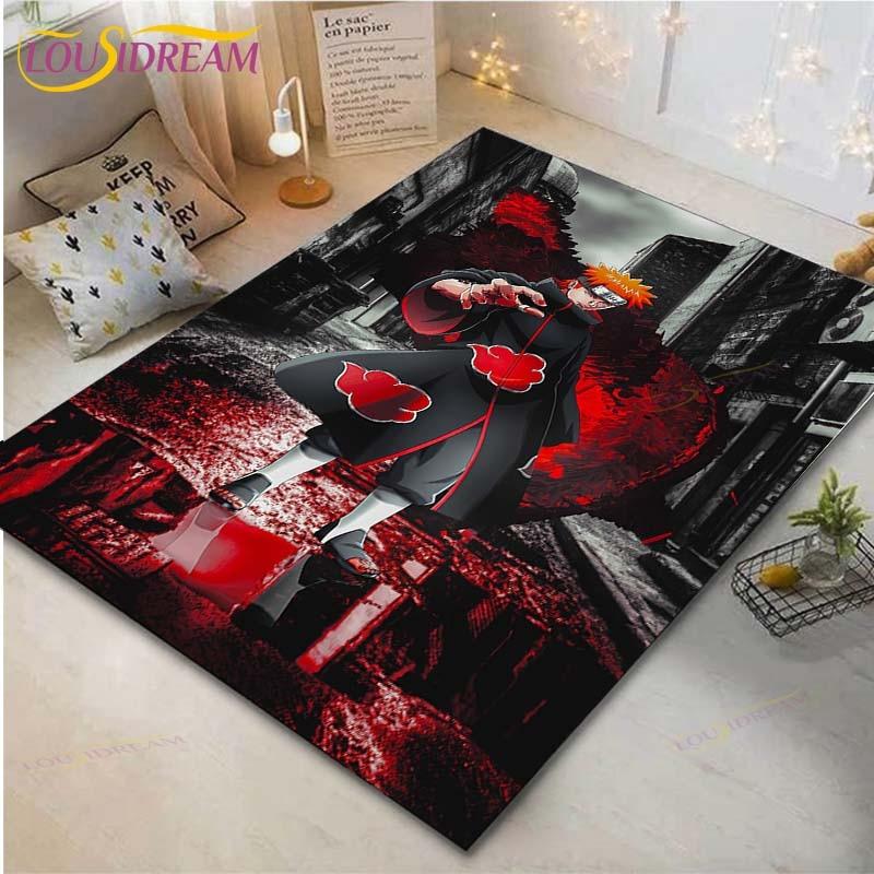 Напольный коврик с принтом аниме Наруто Коврики для гостиной Спальня Прикроватный ковер на эркер