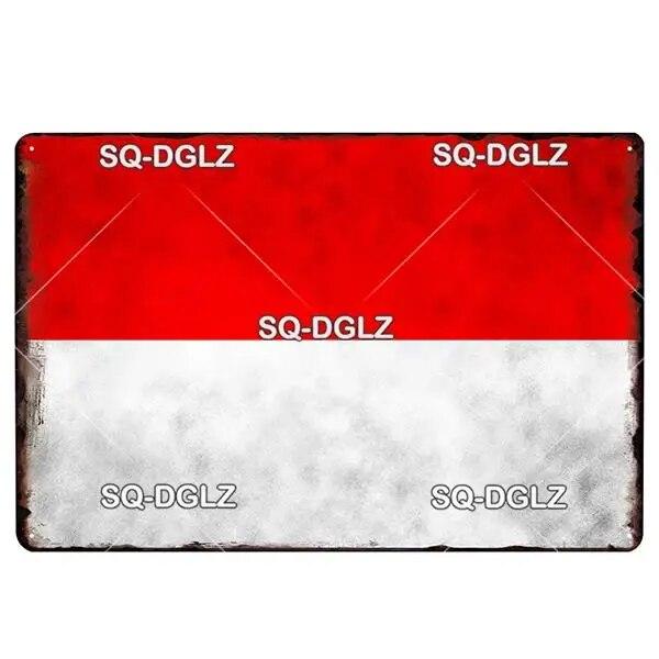 [SQ-DGLZ] Italy Flag Metal Sign Vintage Plaque Tin Sign Wall Decor For Bar Pub Metal Crafts Retro Travel Poster