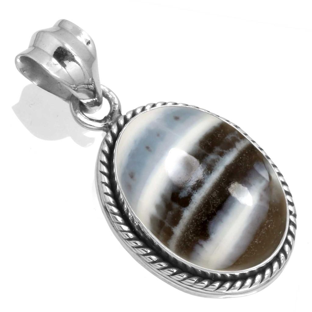 Кулон из стерлингового серебра 925 пробы для женщин, драгоценный камень, украшения ручной работы, подарок на Хэллоуин, амазонит, ангелит, голубой опал, ботсванский агат, мохавский азурит, хризоколла