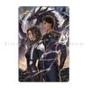 Fourth wing Violet and Tairn Fanart Metal Sign PaintingCustom Wall Decor Bar Wall Decor Tin Sign Poster