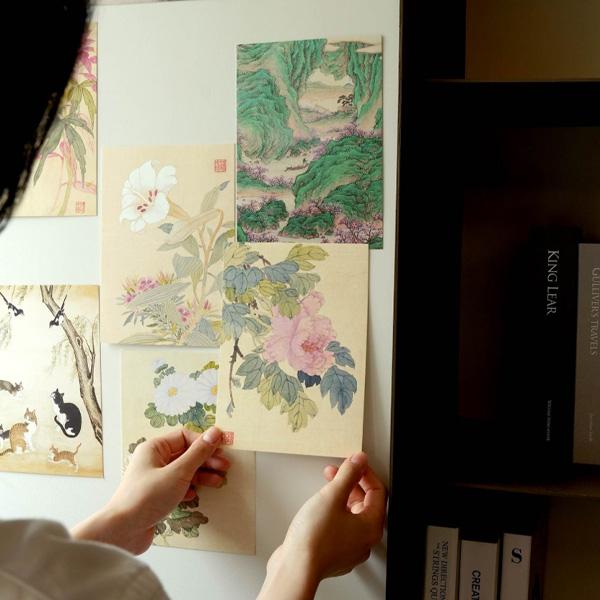 Открытка с пионом — эксклюзивно в Национальном музее Кореи