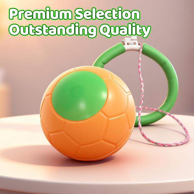 Skip Ball for Kids Adults Outdoor Toys Kindergarten Single Foot Hop Ball Coordination Training Elastic Bouncy Interactive Toys