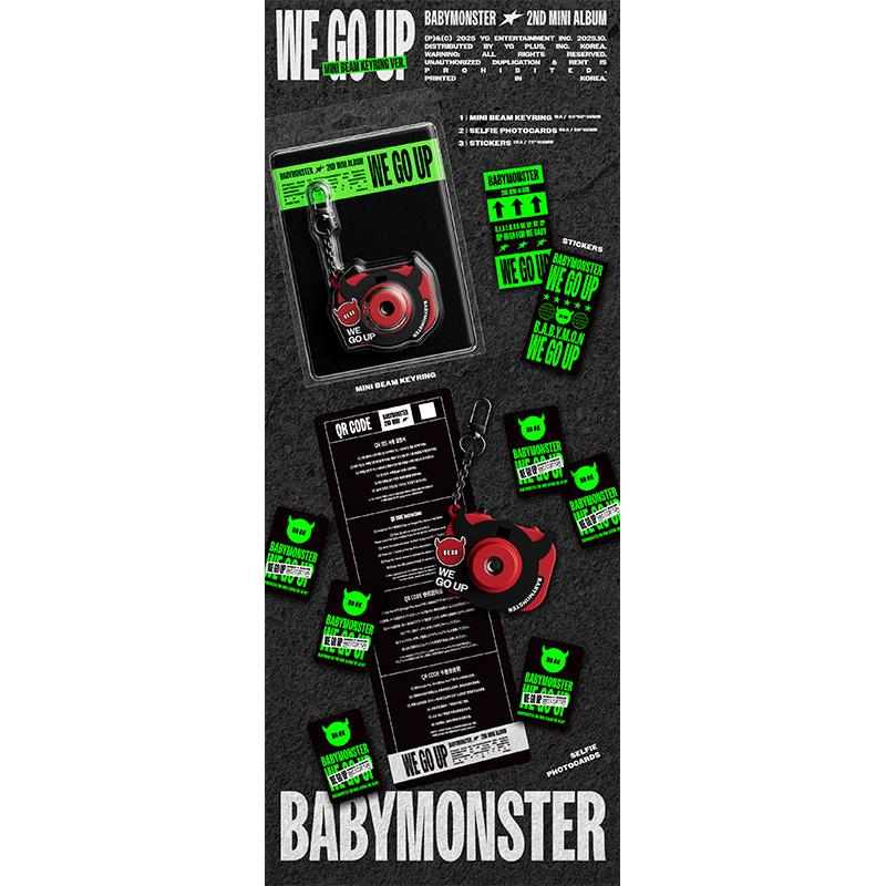 [Предзаказ] BABYMONSTER - 2-й МИНИ-АЛЬБОМ [WE GO UP] МИНИ БРЕЛОК-БИМ ВЕРСИЯ