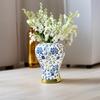 Blue And White Ceramic Vase for Home Decor
