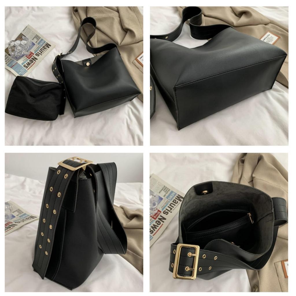 Nibunnoichi Style Crossbody Shoulder with Stylish Storage for [1/2style] Bag, Lightweight, Pouch, Commuting, Women's (Camel)