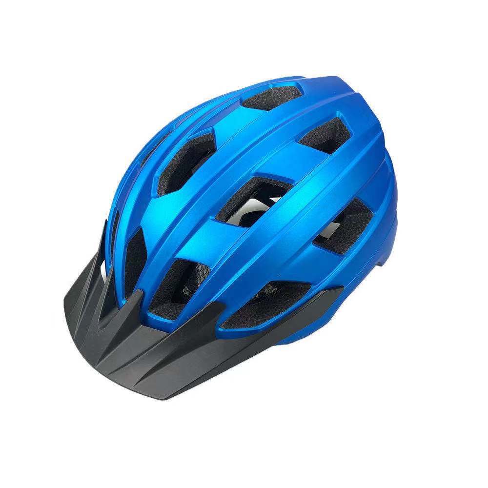 Bicycle helmet Men's and women's integrated shape with light and brim road bike, mountain cycling helmet