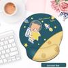 Силиконовый коврик для мыши Fumade Astronaut Bear с подставкой для запястья