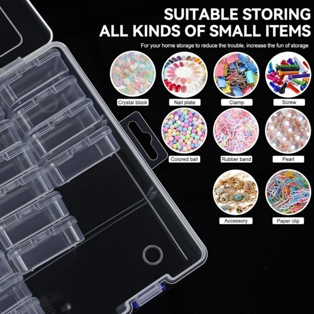 44 Compartments Hardware Parts Box Bead Organizer Case For DIY Jewelry Supply