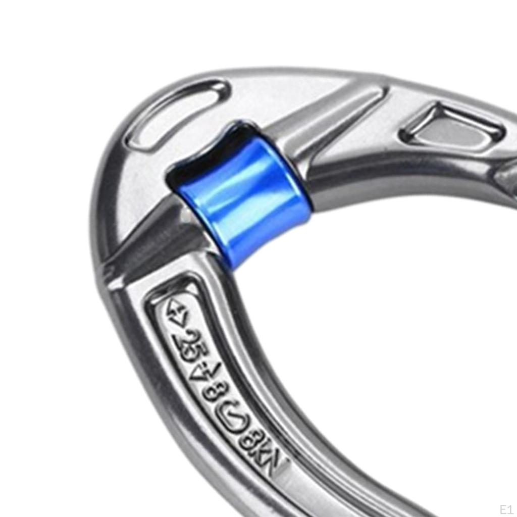 25KN Блокируемый альпинистский карабин, скальный карабин, тяжелое снаряжение, большой