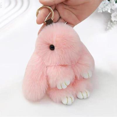 Подвеска Имитация Выдры Кролика, Декор для сумки, Шарм для ключей автомобиля