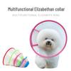 Colorful Snap Button Elizabethan Anti-Lick Collar for Dogs and Cats - Soft Post-Surgery Pet Headgear