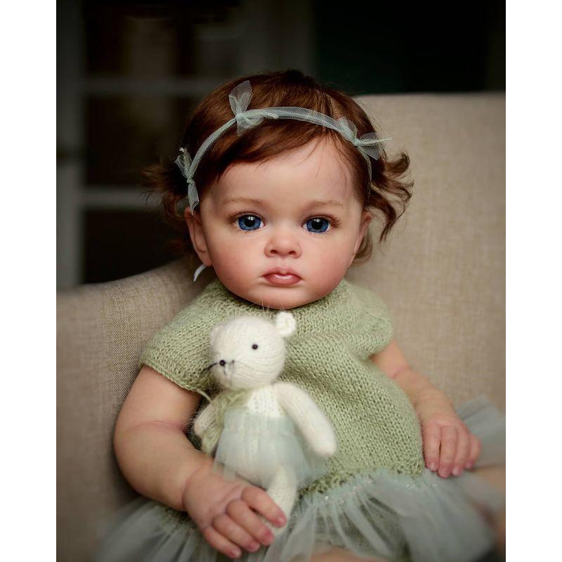 55cm/60cm Silicone Reborn Doll Lovely Baby Dolls Toy Fashion Simulate Baby Dolls For Girl Gift