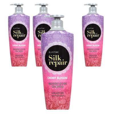 Кондиционер для волос Elastine Silk Repair с ароматом цветущей вишни, 550 мл, 4 шт.