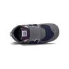 New Balance Детские кроссовки для малышей, устойчивые к пинкам и истиранию, низкие, темно-серые, для младенцев и малышей, NW574KGN
