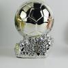 Ballon d'Or Trophy Ornament: Resin Football Craft, 2022 World Cup Souvenir, In Stock