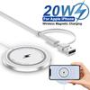 New PD 20W Magnetic Wireless Fast Charger for  iPhone 15 14 13 12 11 Pro Max Fast Charging for Samsung S24 S23 A54