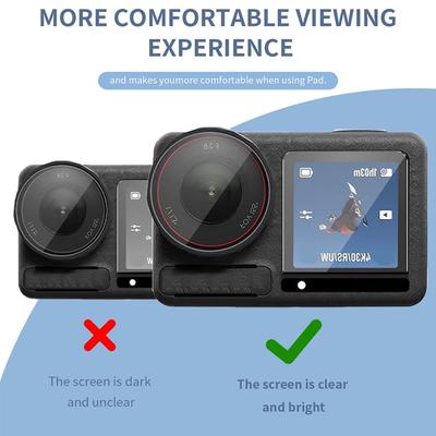 9 шт. Защитная пленка для экрана и объектива камеры DJI Osmo Action 6, Ультрапрозрачное закаленное стекло, Набор аксессуаров