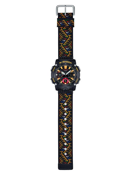 Casio Мужские кварцевые часы GA-2000BT-1A из смолы, водонепроницаемые 200 м, ударопрочные, цифровые