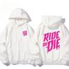 Muc Off Ride or Die Printed Fashionable Men's Hoodie Casual High-quality Hoodie Loose Sweatshirt