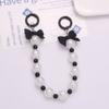 Gradient Bowknot Pendant Acrylic Phone Lanyard DIY Burst Bead Chain Keyring  Bag Accessories
