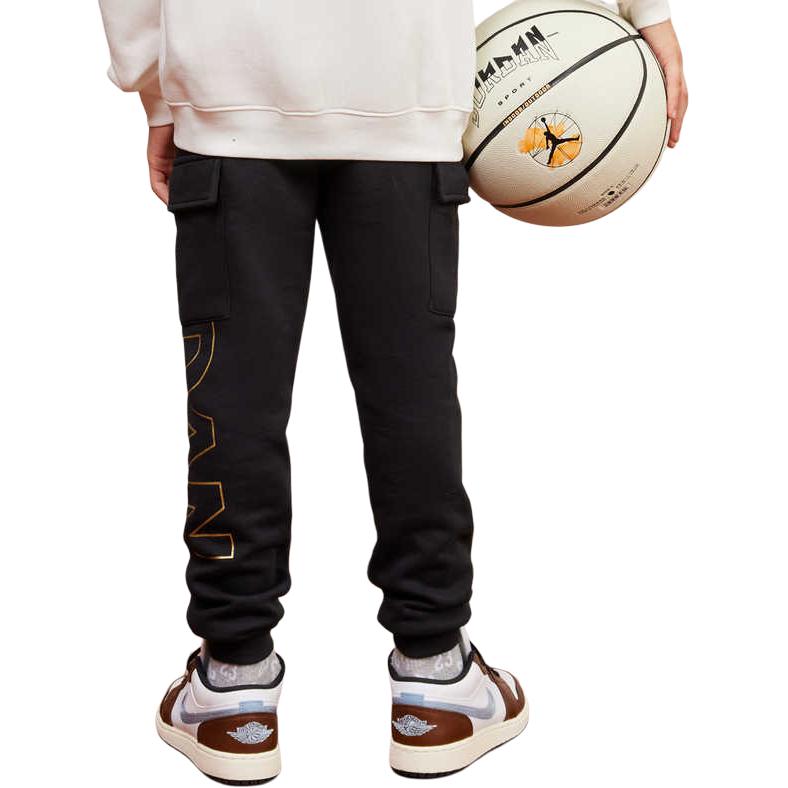 Jordan Трикотажные штаны-джоггеры детские, черные JD2242052GS-001
