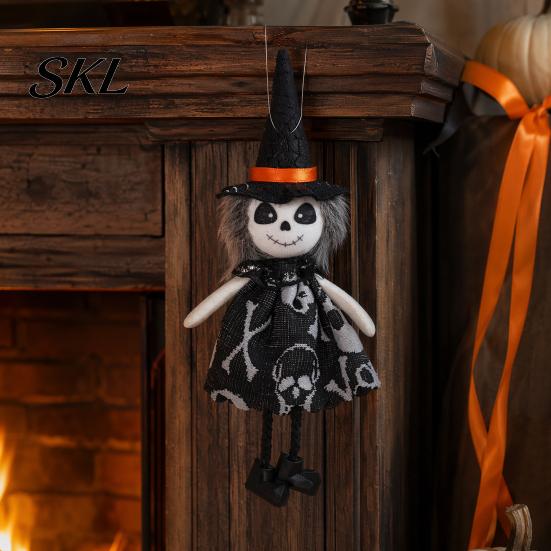 Beautiful Holiday Embellishments Halloween Party Decoration, Cartoon Pumpkin Witch Hanging Ornaments, Decorative Ornaments For Parties Indoor Outdoor