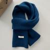Selected Australian Pure Wool 100% Wool Scarf Solid Color Versatile Women'S New Winter Warm Knitted Scarf