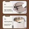 500ml Insulated Coffee Cup Double-layer Stainless Steel Thermos Cup Leak-proof Heat-resistant Vacuum Water Bottle Office Worker