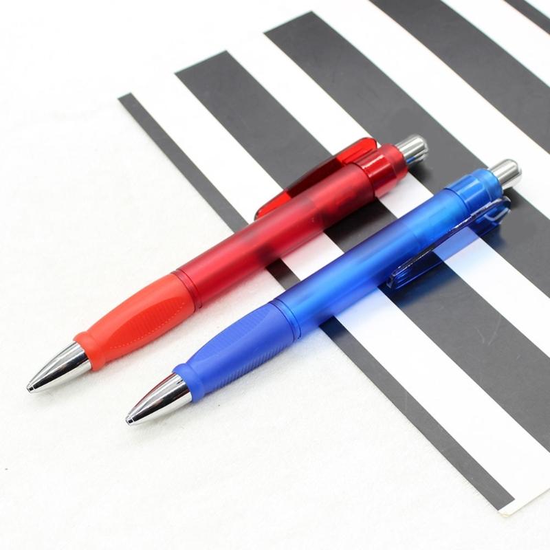 Выдвижная шариковая ручка 1,0 мм Пишущая ручка Большая толстая ручка Шариковая ручка Черные чернила Нажимная ручка для студента учителя