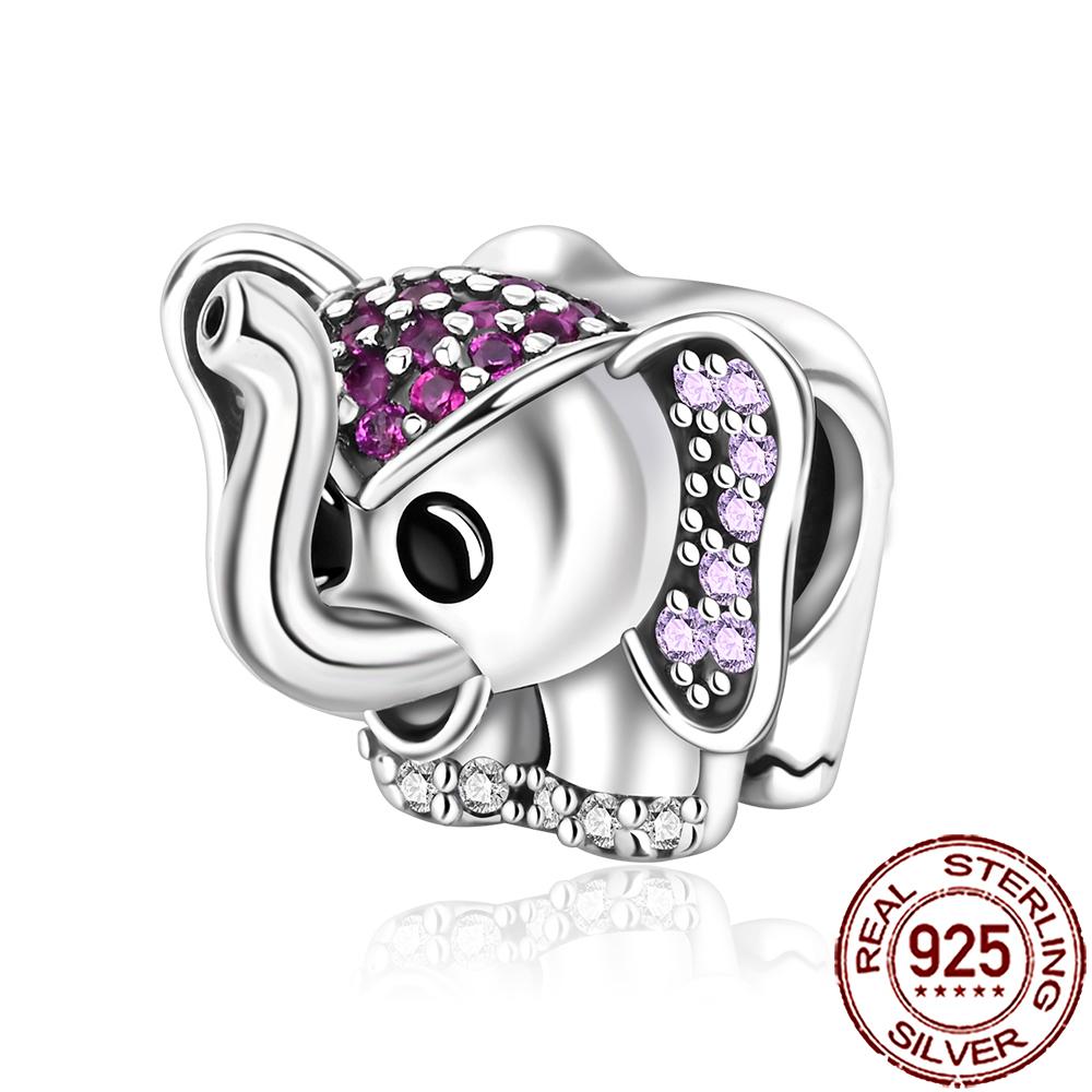 New Charms 925 Silver Cat Dog Flamingo Chameleon Axolotl Animal Beads Fit Bracelet Necklace Women DIY Jewelry