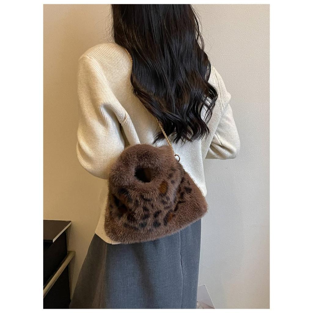 Handbag Women Plush Chain Shoulder Casual Daily