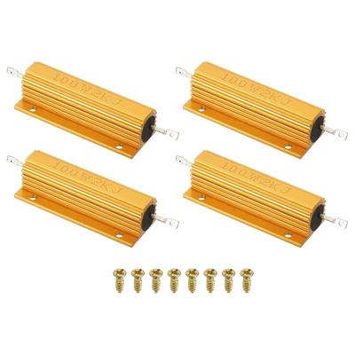 PATIKIL 100 Вт 2 кОм Резистор в алюминиевом корпусе с винтами, Набор из 4 штук Алюминиевый корпус