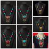 Women Head Chain Bohemia Hair Chain Exotic Beads Tassels Headbands  Hair Accessories