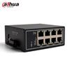 Dahua 8-Port Gigabit Industrial DIN Rail Ethernet Switch CN plug (adapter included)