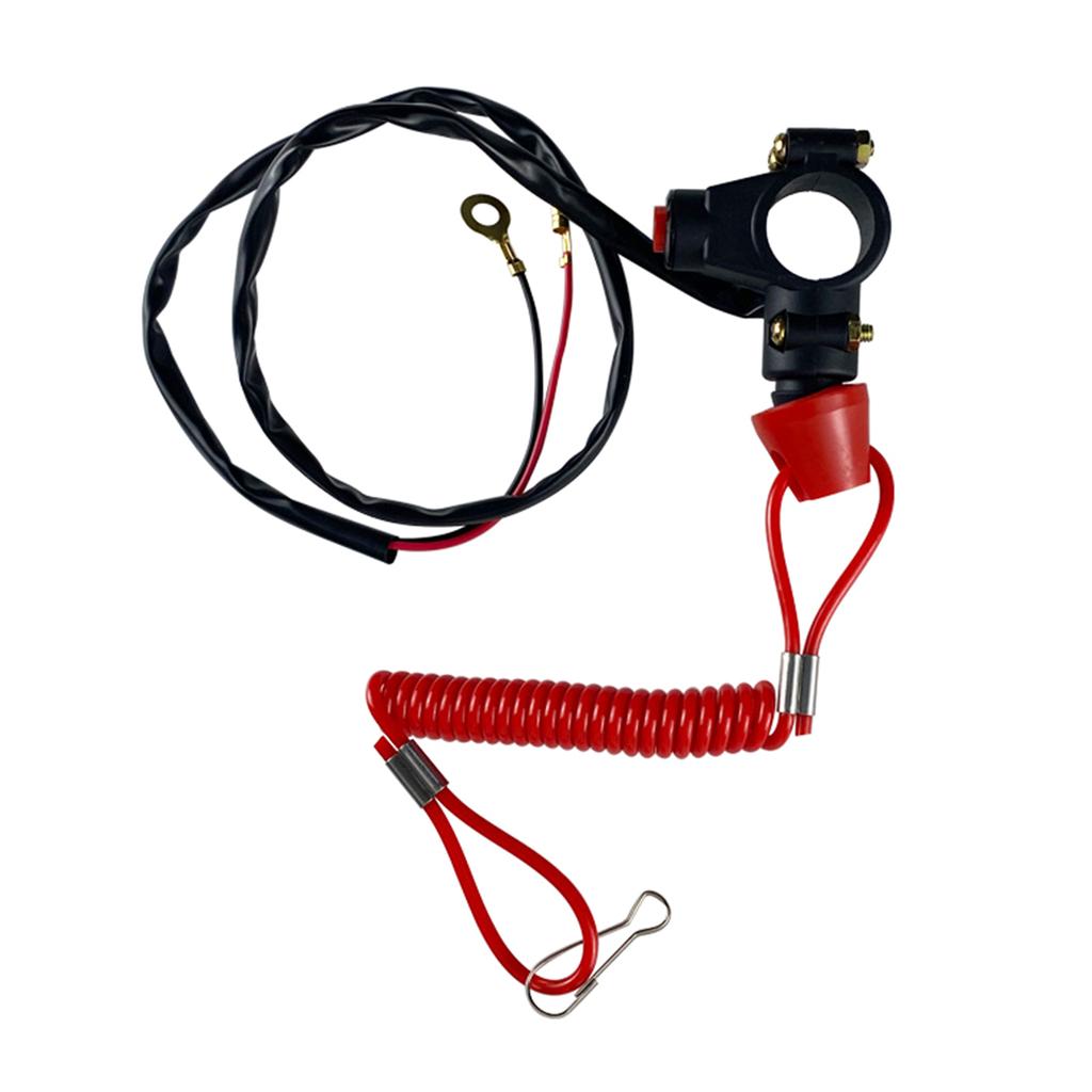 Для квадроциклов, мотоциклов, байков, подвесных лодочных моторов, газонокосилок, аварийный выключатель двигателя с тросом-шнуром