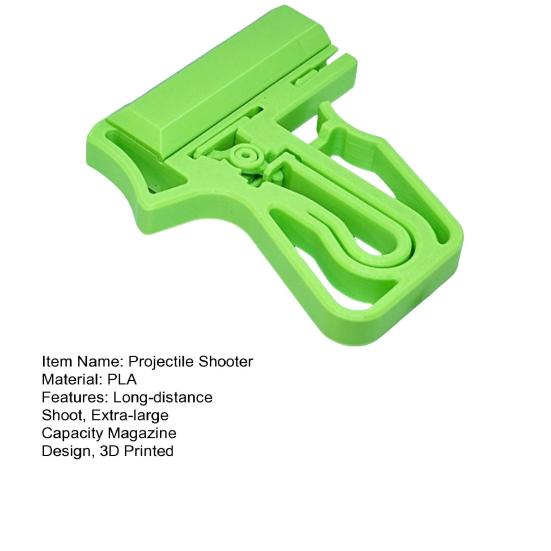 Игрушка-стрелок, напечатанная на 3D-принтере, магазин для стрельбы на большие расстояния, тактическая игрушка для семейного развлечения