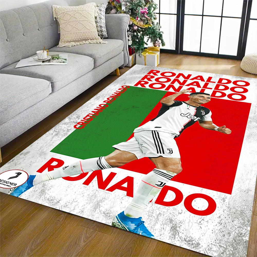 Cr7: Goat Celebration Carpet Perfect for Dormitory Playrooms Kitchen Game Room Anti-slip Rug Office home decor