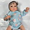 NPK 19 дюймов Reborn Baby Girl Felicia Очень мягкая тканевая кукла мягкая игрушка как настоящая, мягкая на ощупь