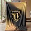 Athletic Bilbao Football Print Flannel Blanket, Soft Warm Lightweight Throw Blanket for Sofa Bed Camping
