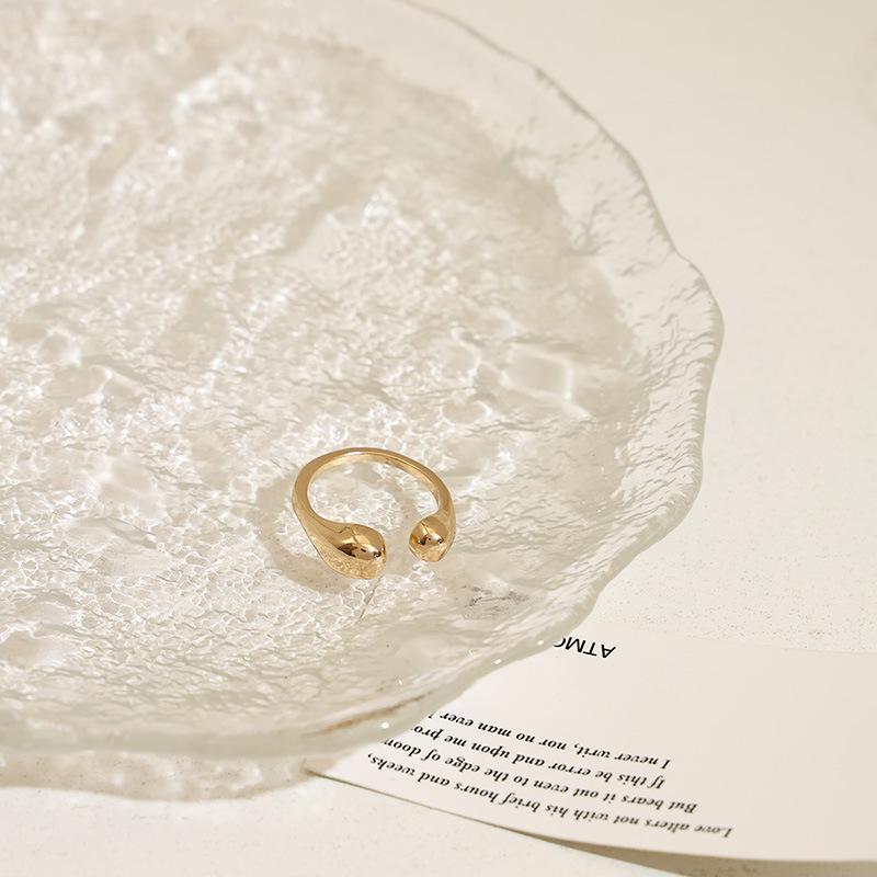 Винтажное европейское и американское кольцо из сплава геометрического дизайна с открытой шинкой для женщин